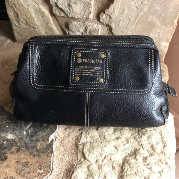 fossil shave bag